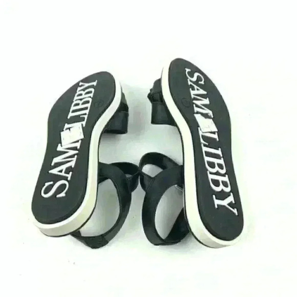New Sam Libby Sandals Size 7 Gem Strappy Flatforms - Picture 5 of 8